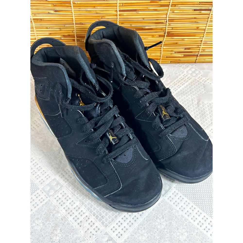 Jordan Air Jordan 6 Retro Black/Gold CT4964-007 Unisex Kids 7Y Sneakers